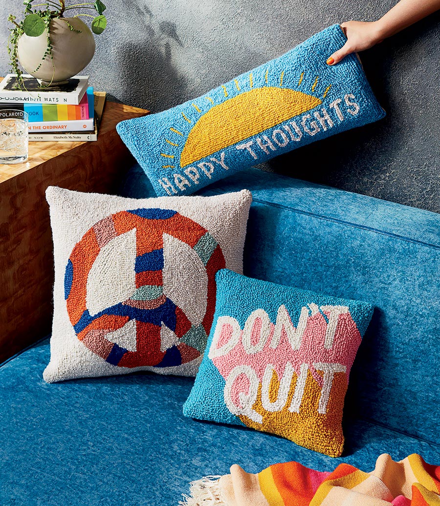 Throw pillows from Alice & Wonder