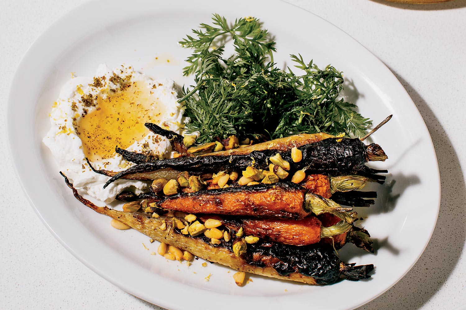 David Lyng’s Roasted Carrots With Labneh, Honey, and Dukka Chicago