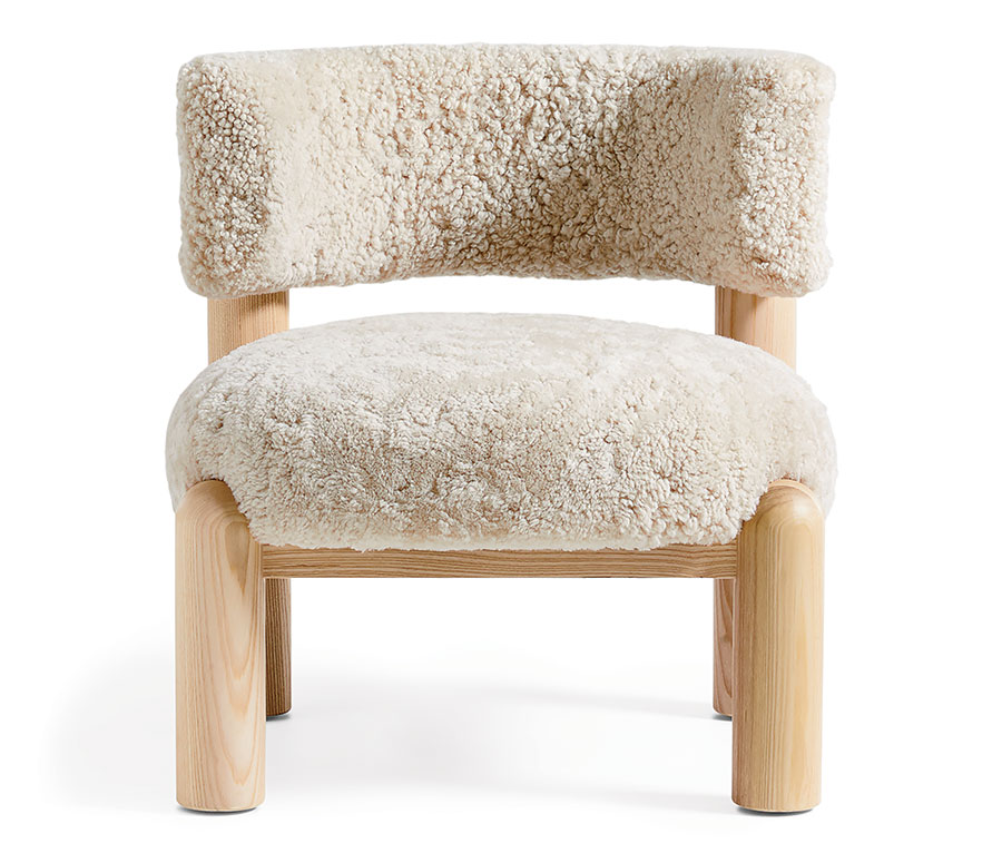 Harper shearling chair