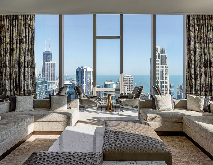 View from 47th Amenity Floor of The Residences at The St. Regis Chicago