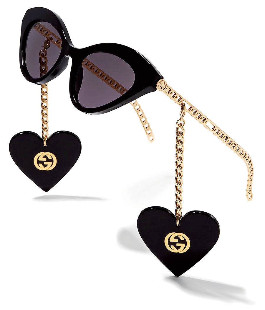 Gucci’s cat’s-eye sunglasses