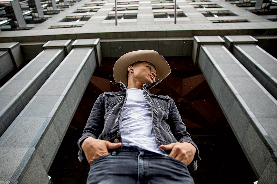 Huynh outside the ad agency on his last day at Leo Burnett