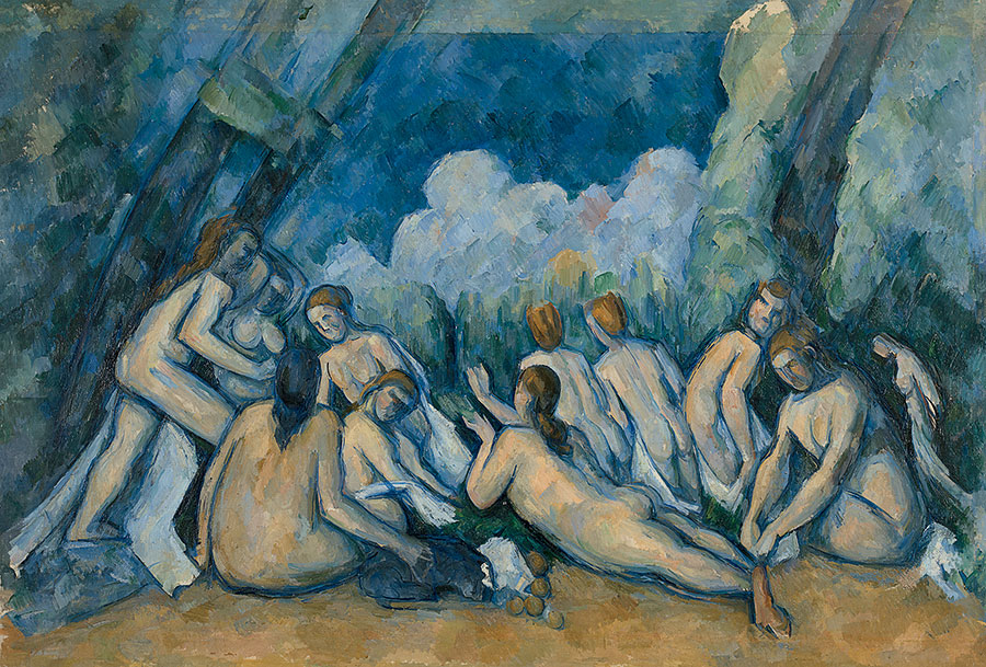 ‘Bathers (Les Grandes Baigneuses)’ by Paul Cezanne