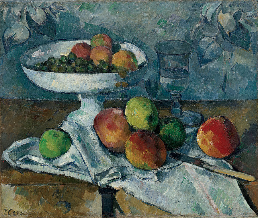 ‘Still Life with Fruit Dish’ by Paul Cezanne