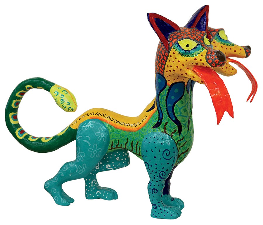 A sculpture from the ‘Alebrijes: Creatures of a Dream World’ exhibit