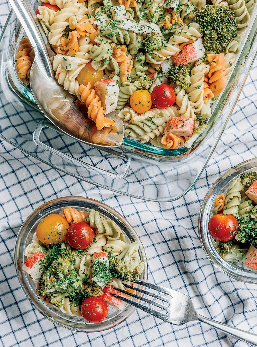 Lobster pasta salad