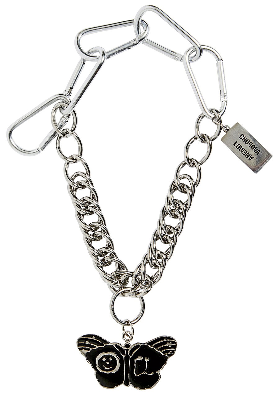 Chopova Lowena stainless steel pendant necklace