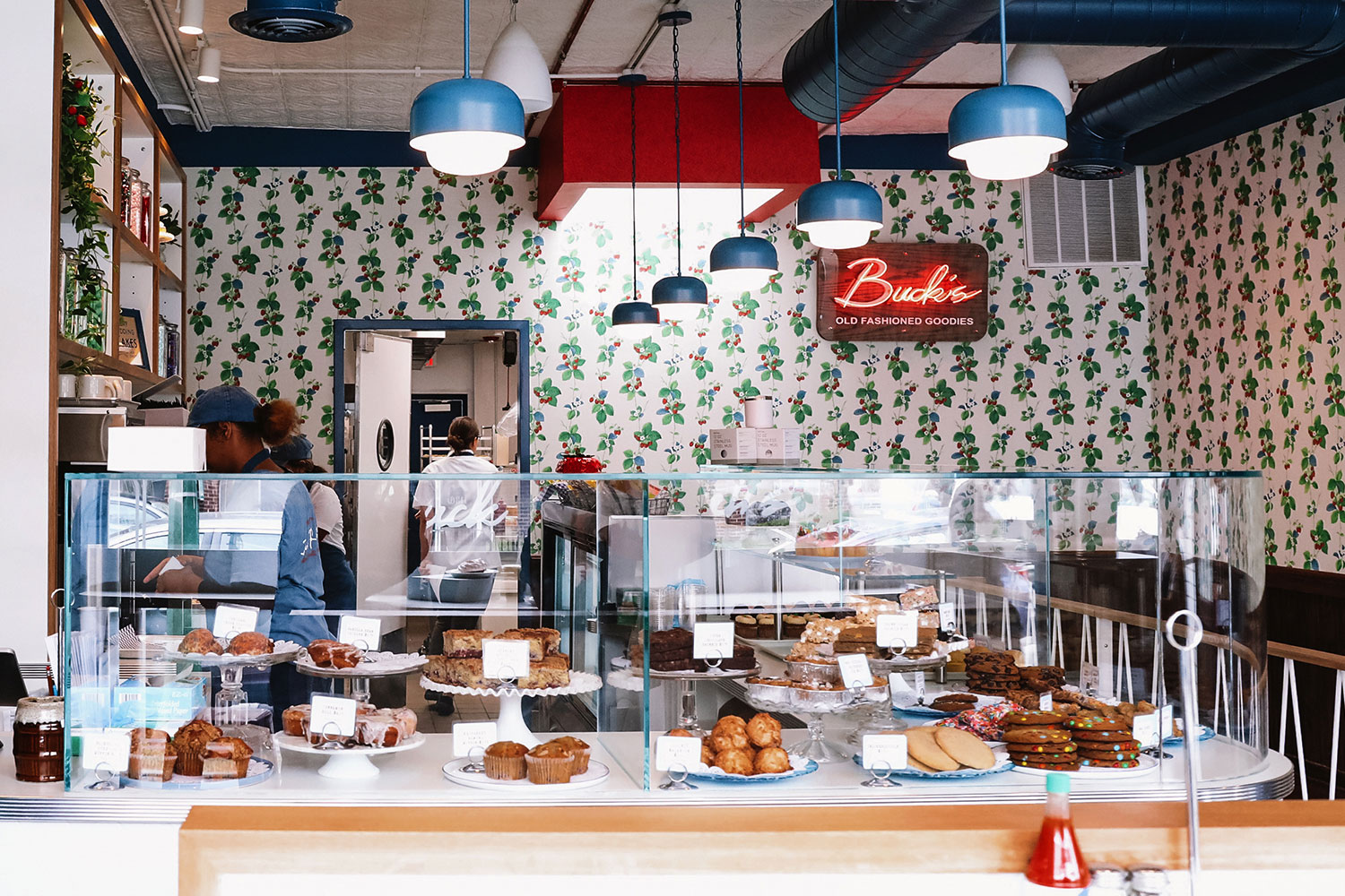 The pastry counter at Buck Russell's