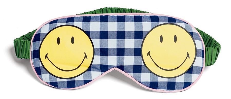 Smiley x Sleep Jones cotton sleep mask