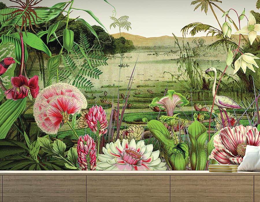 Floating Gardens Wall Mural by York Wallcoverings
