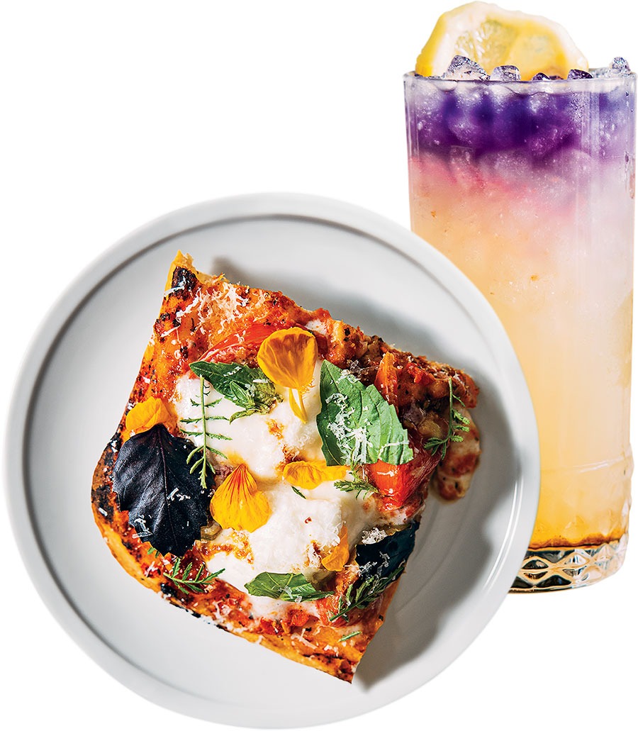 Spiced Lemonade and Fancy Pizza