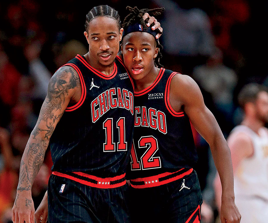 DeRozan with Ayo Dosunmu