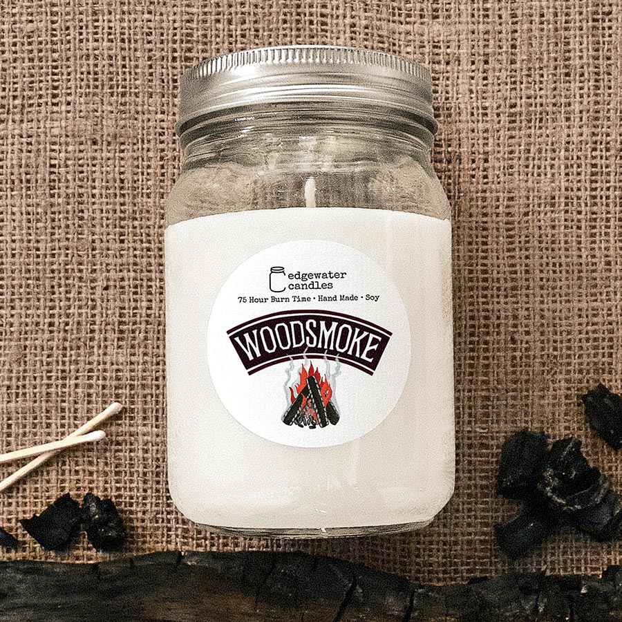 Woodsmoke candle from Edgewater Candles
