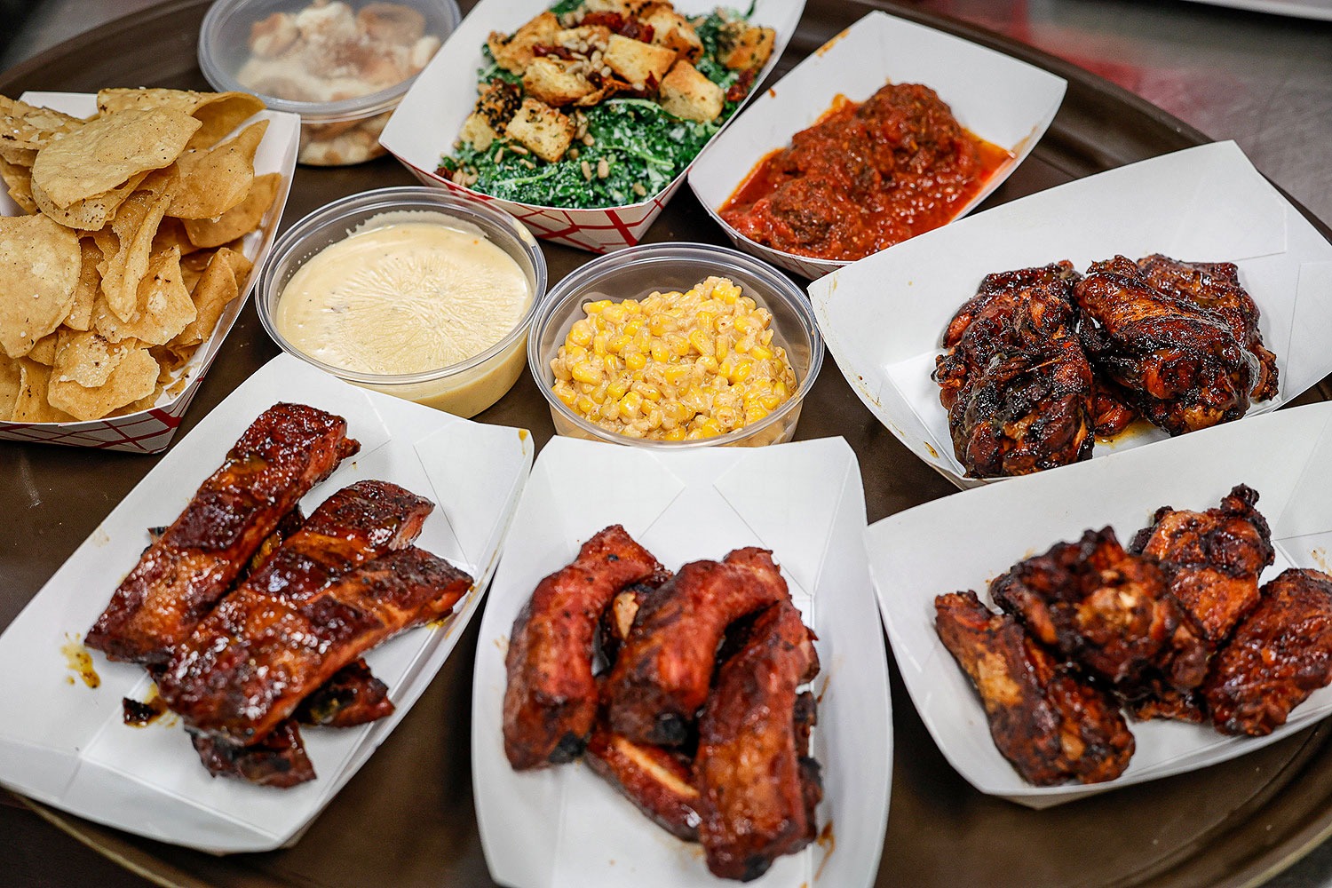 Barbecue and sides from Heffer BBQ