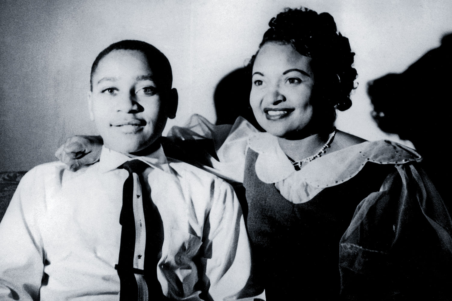 Till with his mother, Mamie Till-Mobley