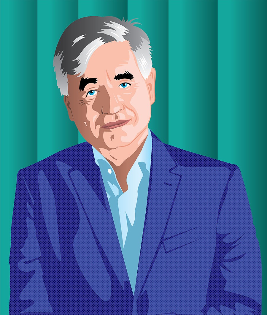 Illustration of Steve James