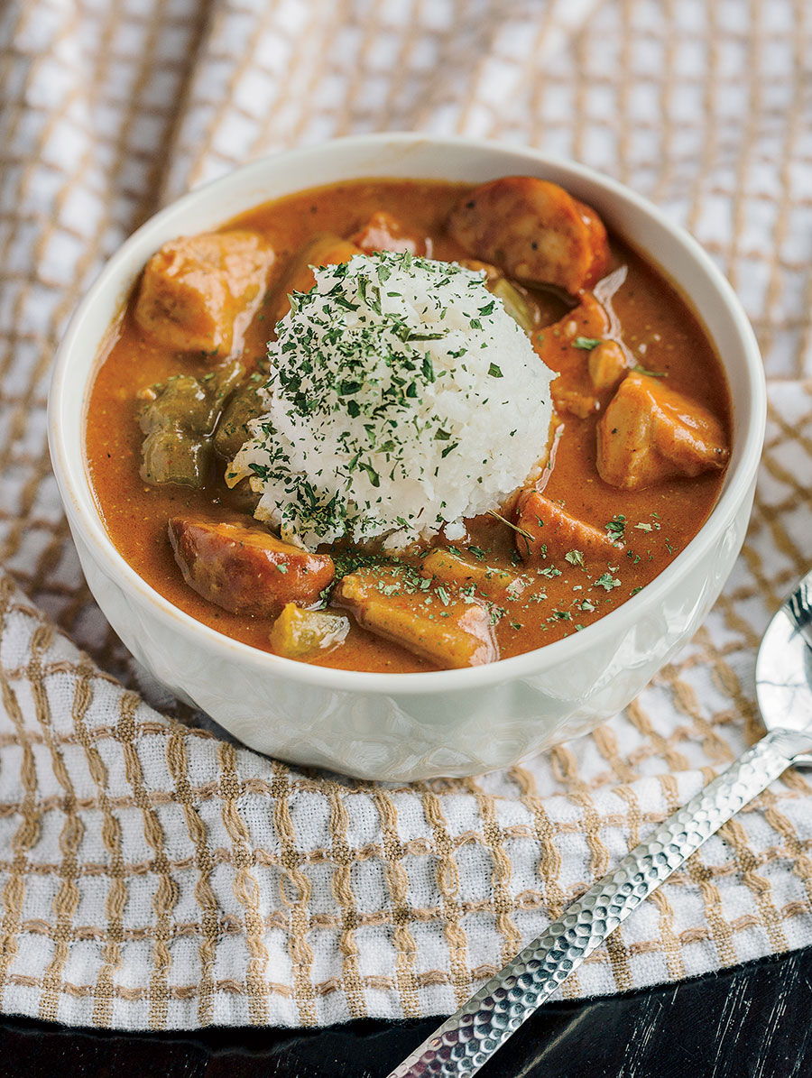 Junebug Café’s Chicken and Sausage Gumbo