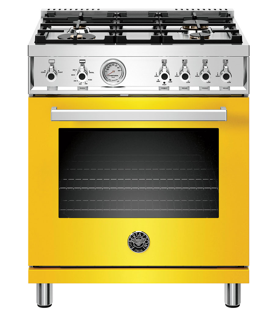 Bertazzoni Professional Series 30-inch dual-fuel range