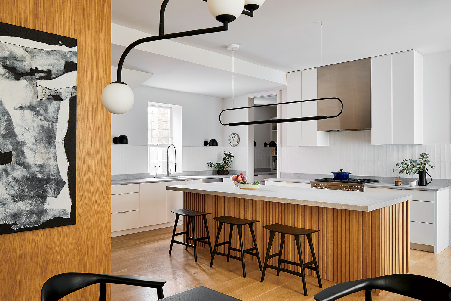 The kitchen in the Bucktown home