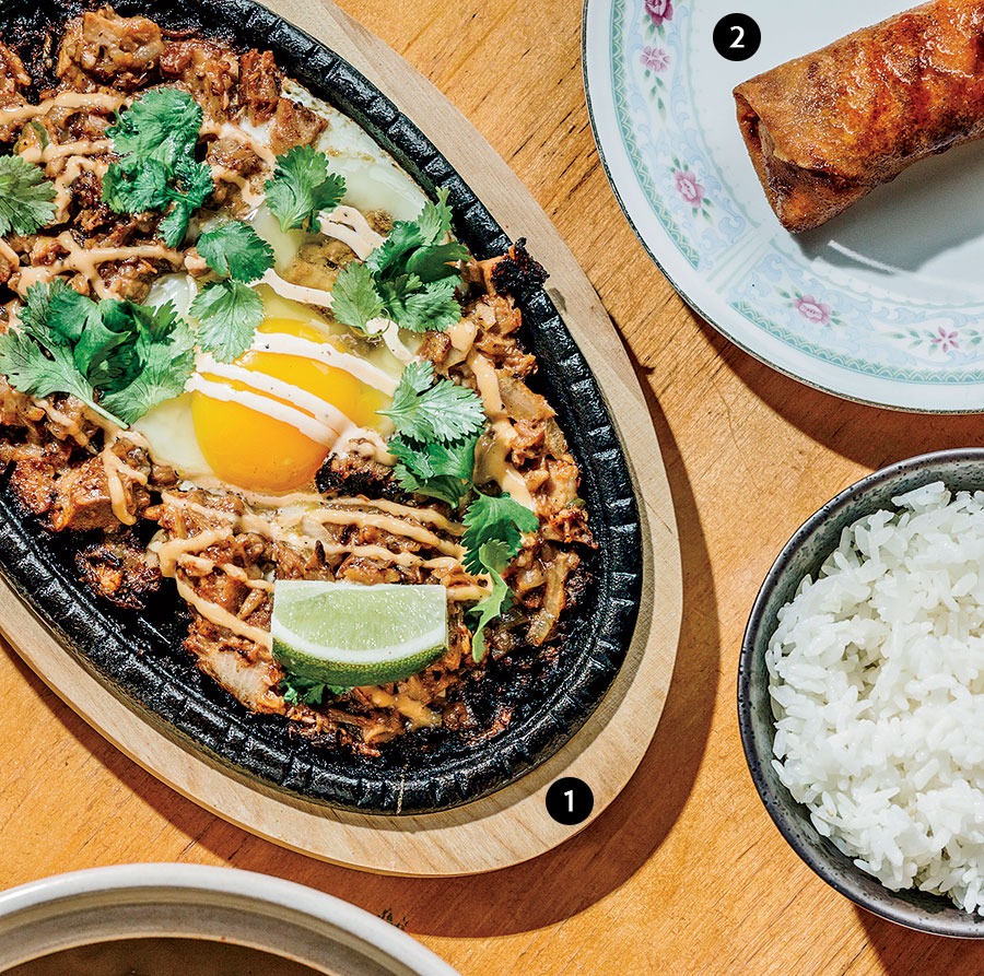 Sisig and Turon from Boonie’s Filipino Restaurant