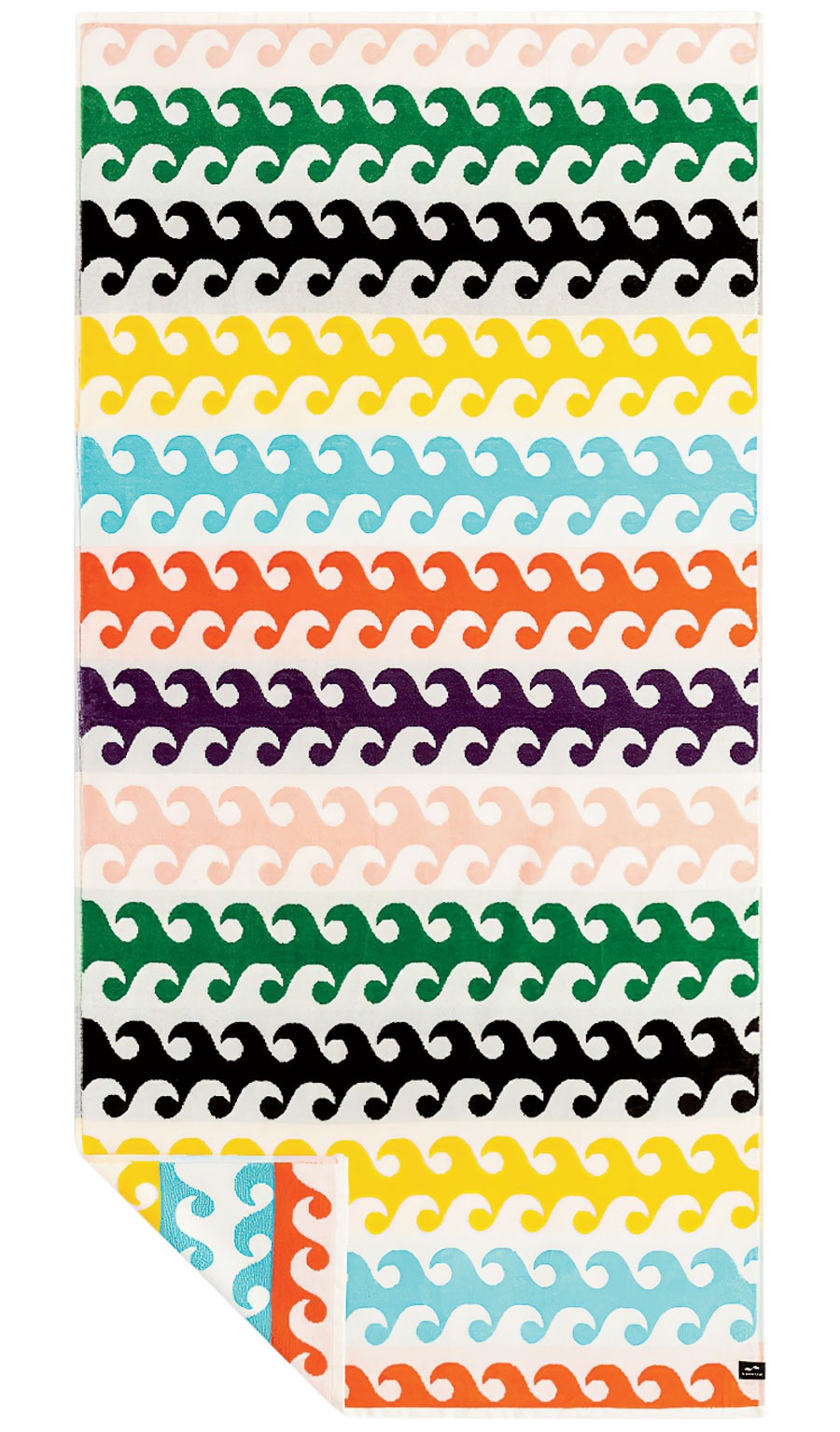 Out the Back II cotton beach towel by Slowtide