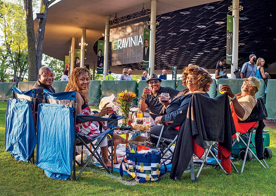 Ravinia Festival attendees