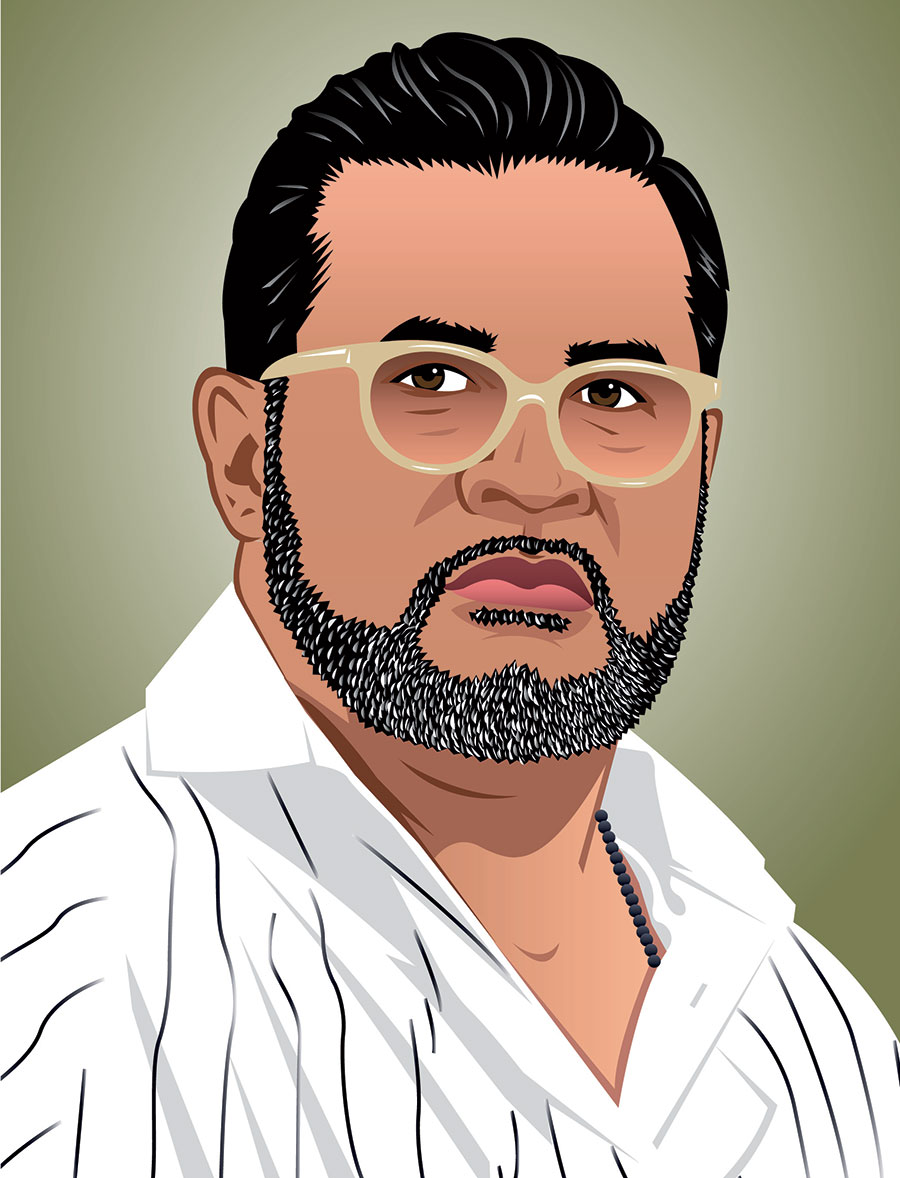 Ozzie Guillen illustration