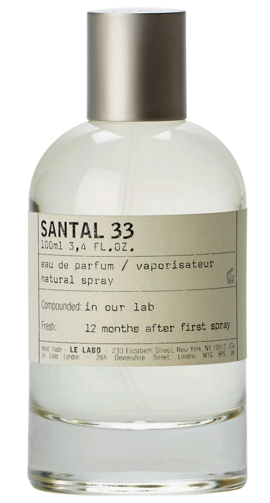 Santal 33 perfume from Le Labo