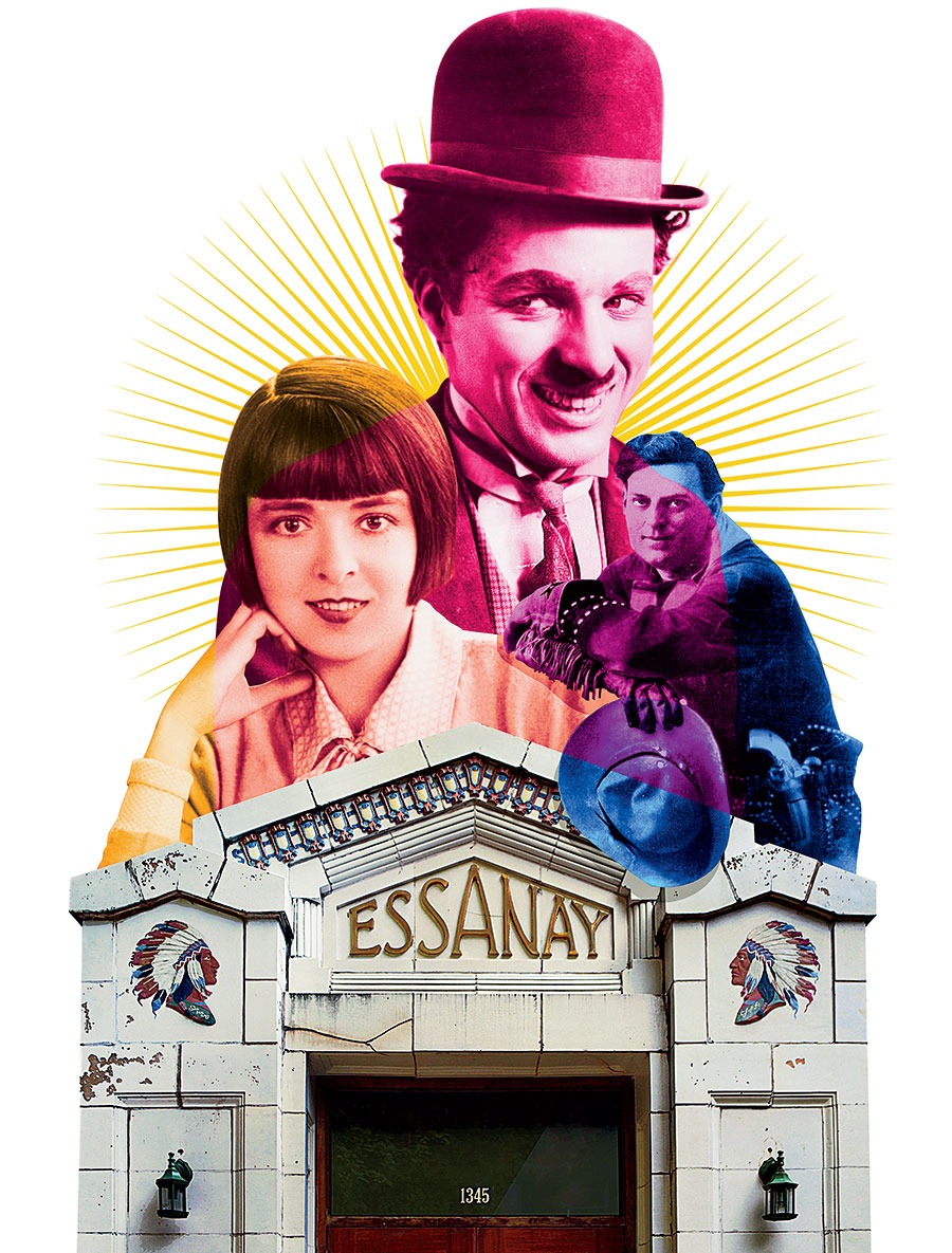 Charlie Chaplin, Colleen Moore, Gilbert M. Anderson, and Essanay Studios