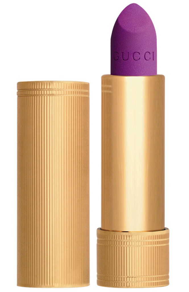 Gucci matte lipstick in Sophie Plum