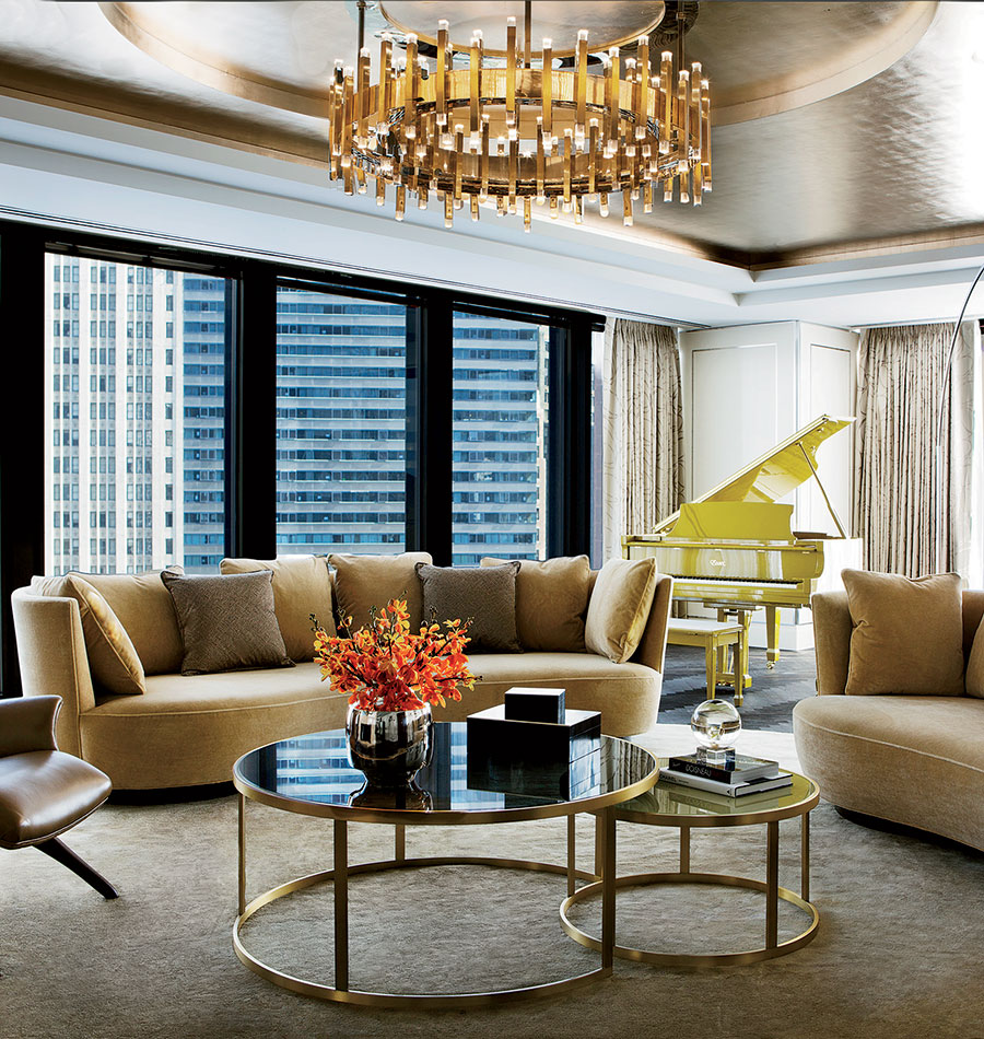 The Langham Infinity and Regent Suites’ living room