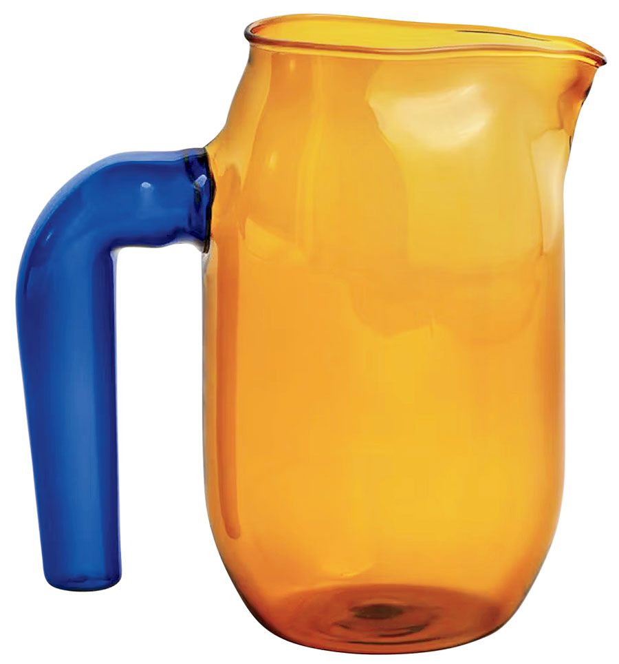 Hay borosilicate glass jug