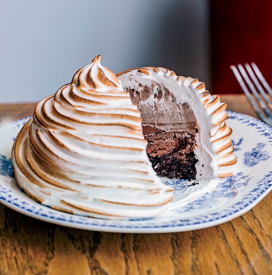 Community Tavern’s Chocolate Baked Alaska