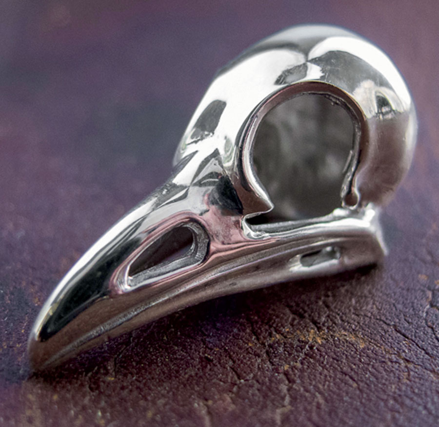 Bird skull pendant