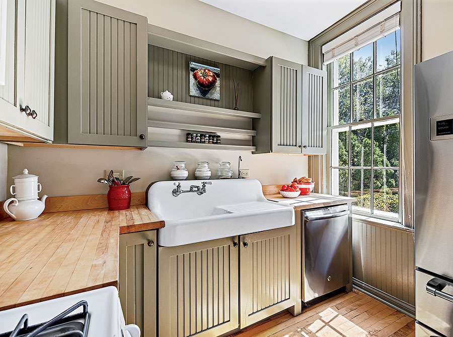 The kitchen of the La Fox home