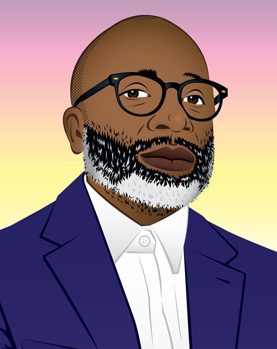 An illustration of Theaster Gates