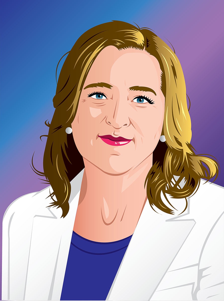 An illustration of Laura Ricketts