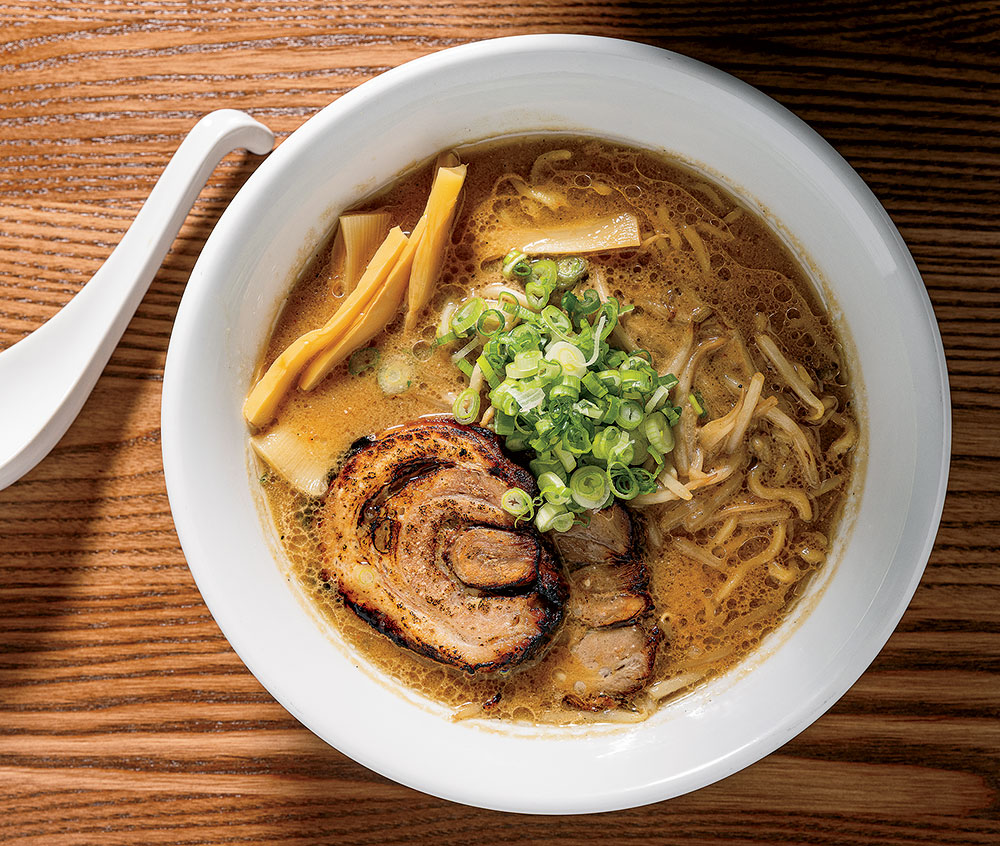 Satinover’s signature bowl: Sapporo-style miso ramen