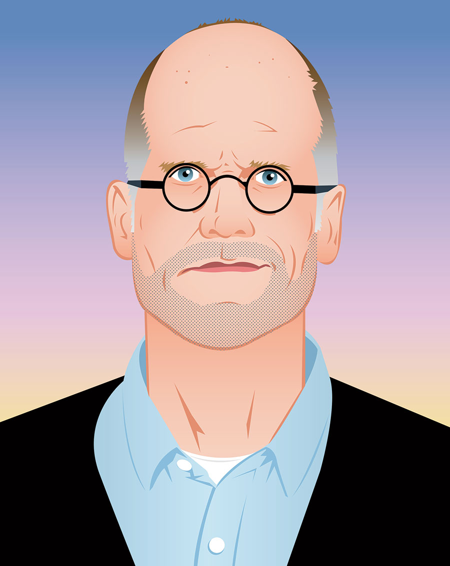 Illustration of Chris Ware by QuickHoney