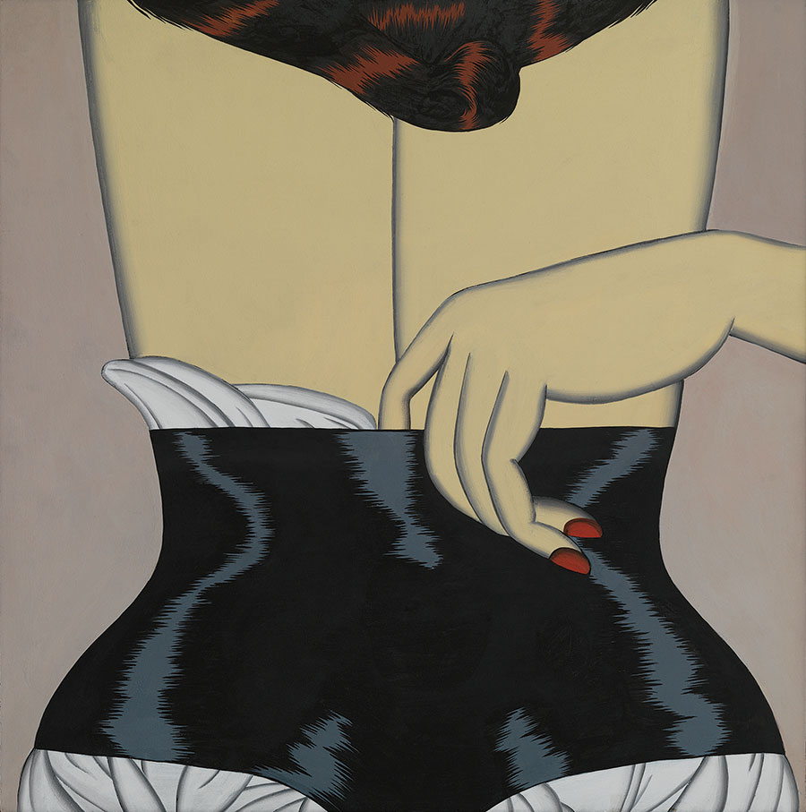 ‘Probed Cinch,’ 1971 Painting: Private collection, Wellesley, Massachusetts. © The Estate of Christina Ramberg.