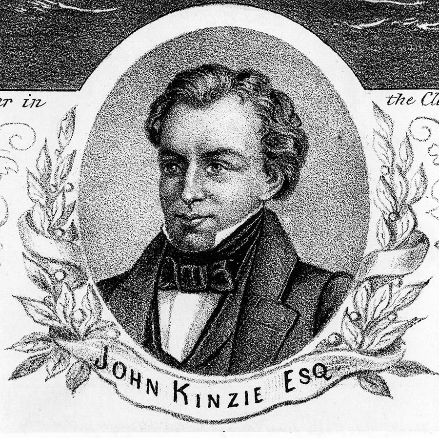 A portrait of John Kinzie