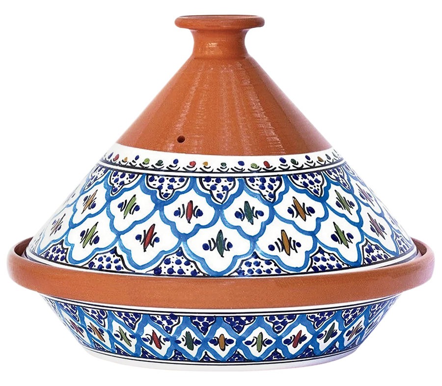Kamsah handmade ceramic tagine for cooking and serving