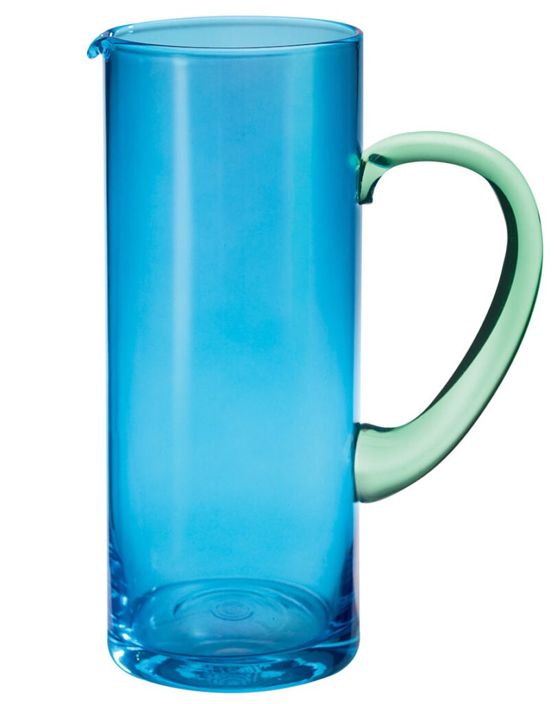Lateral Objects handblown glass pitcher