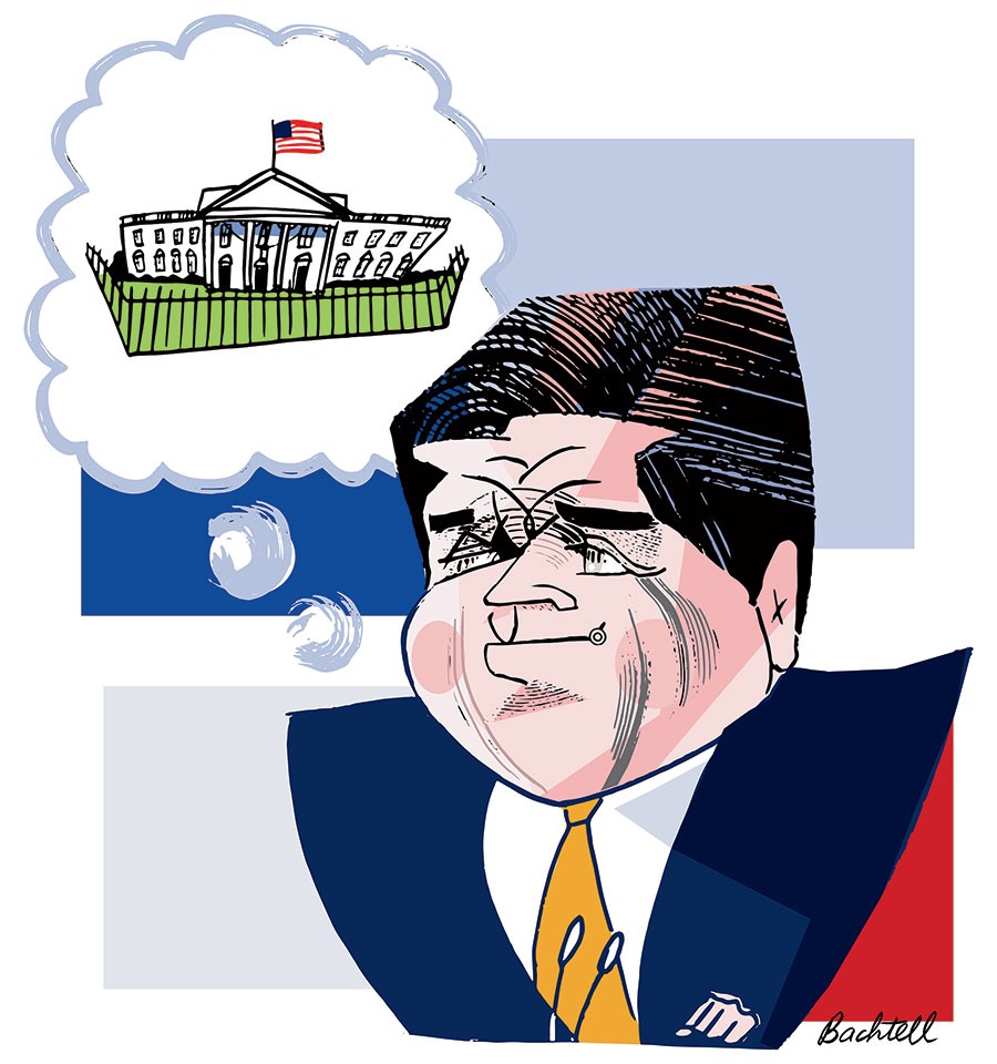 J.B. Pritzker illustration