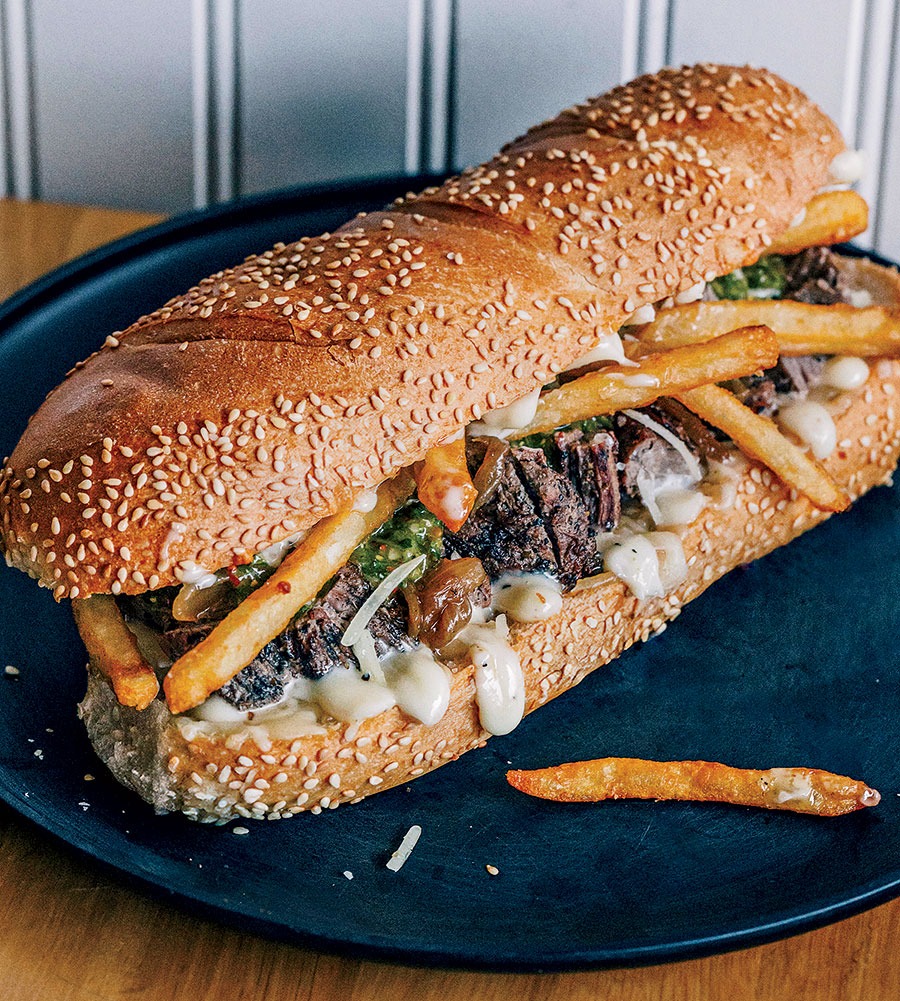 JT’s Steak and Potato Sandwich
