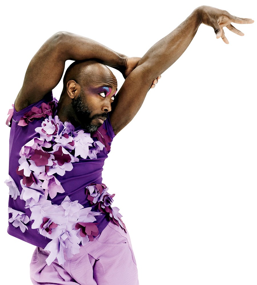 A dancer from The Seldoms
