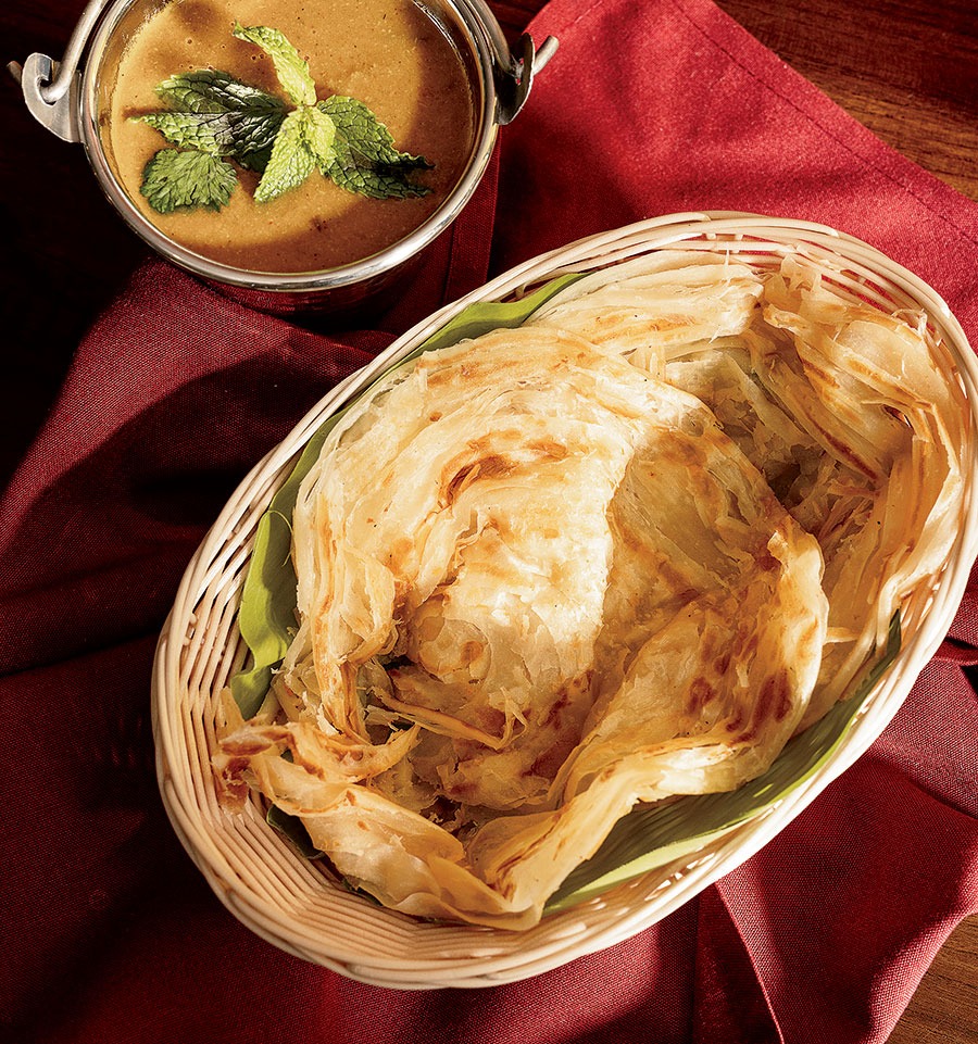 Parotta bread at Thalaiva’s Indian Kitchen