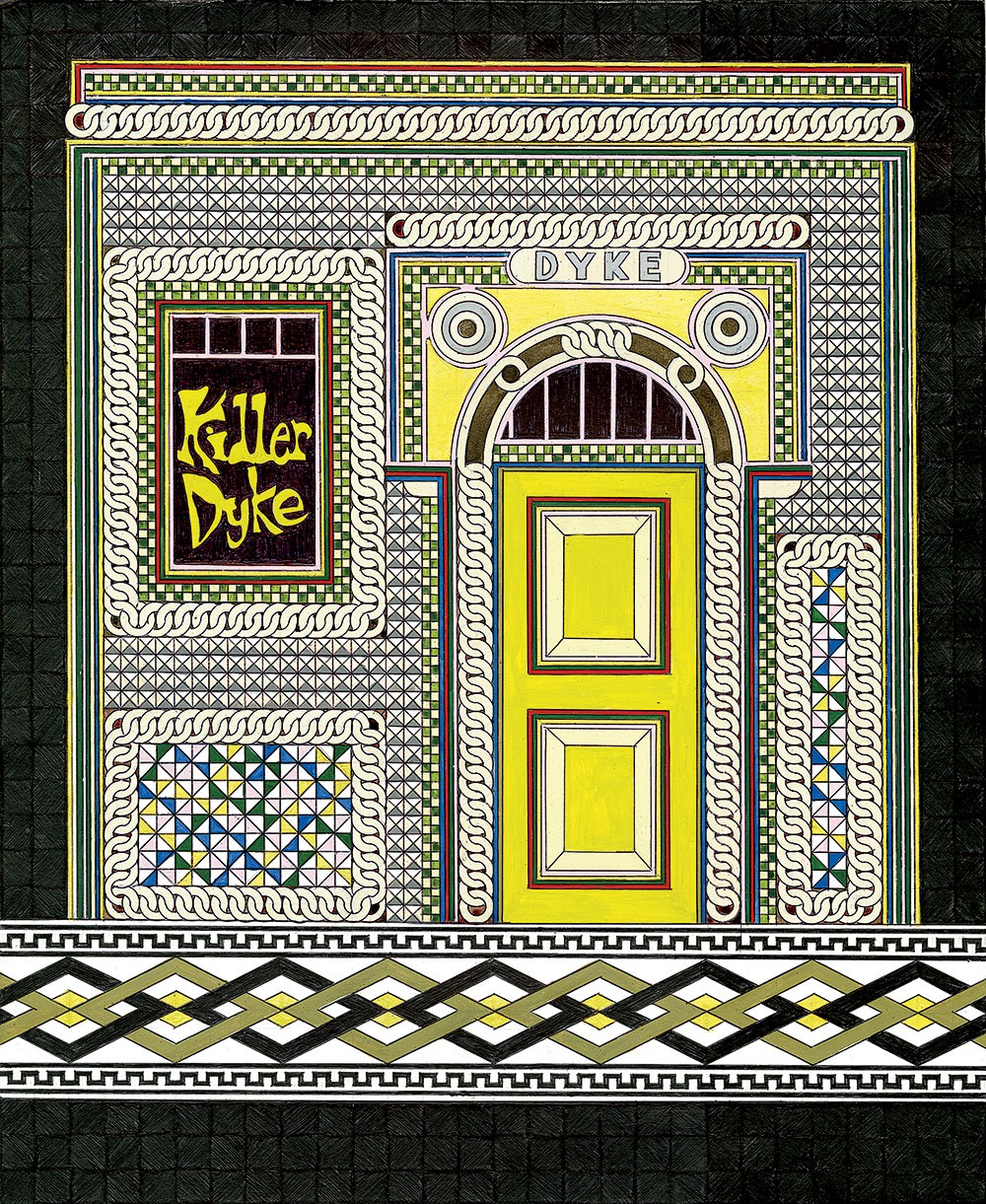 Edie Fake’s ‘Killer Dyke’ (2012) is part of a series that reimagines the façades of historic queer venues.