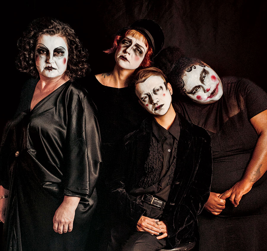 Actors in costume from ‘Uncanny Attic’