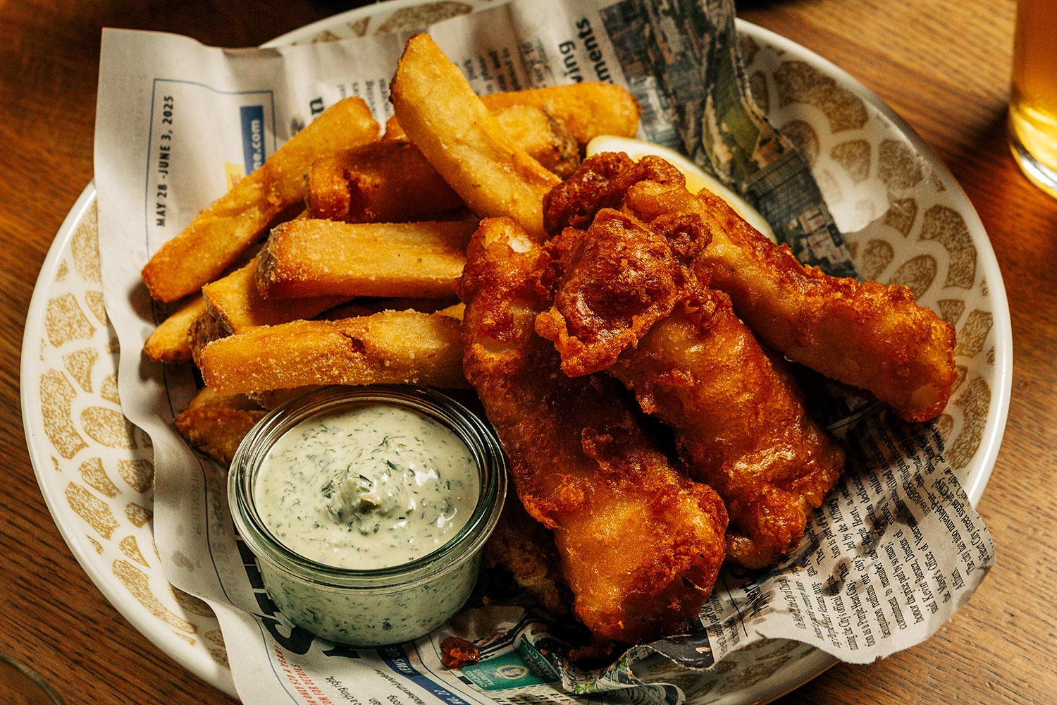Fish and chips at Jackman & Co.